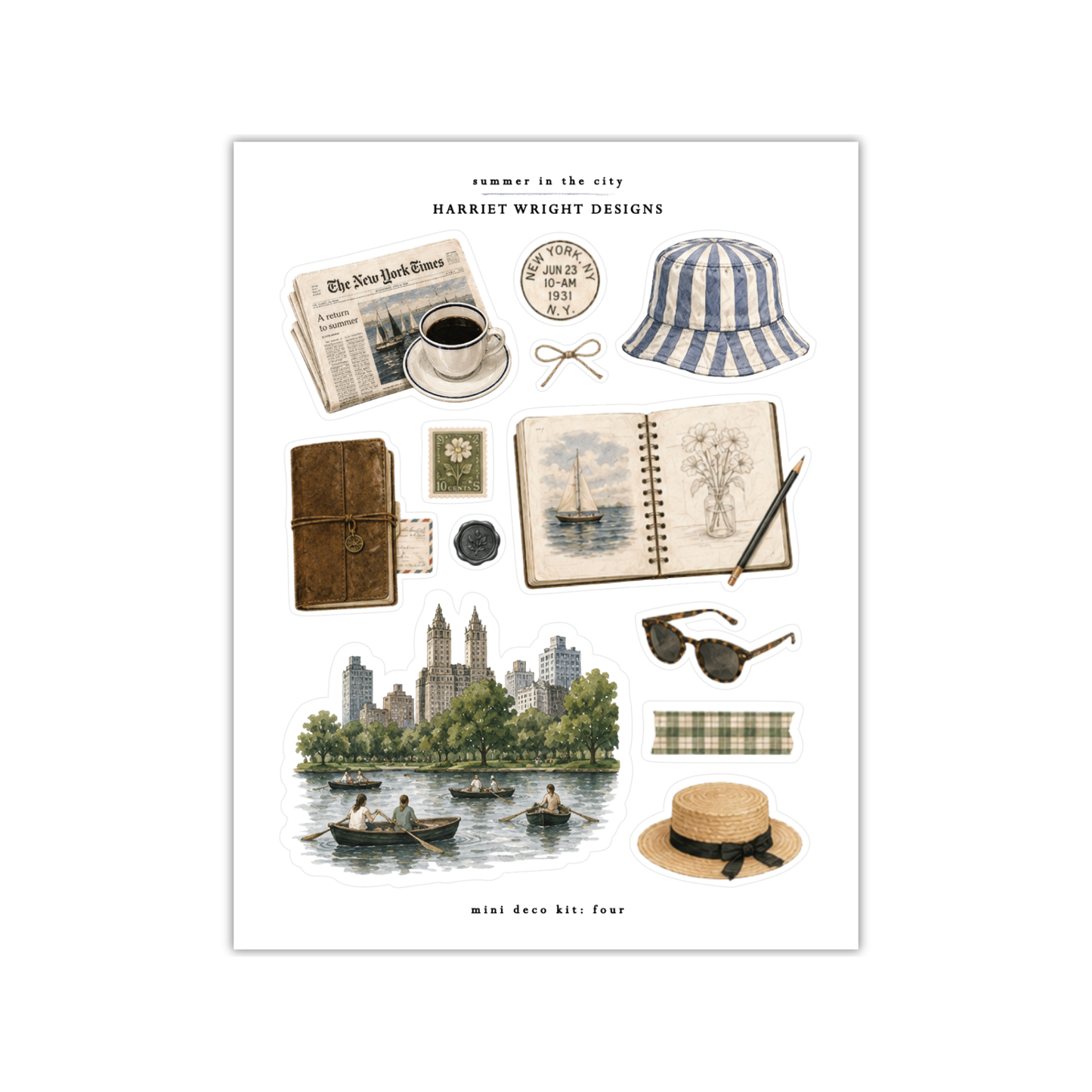 Summer in the City | Mini Decorative Kit
