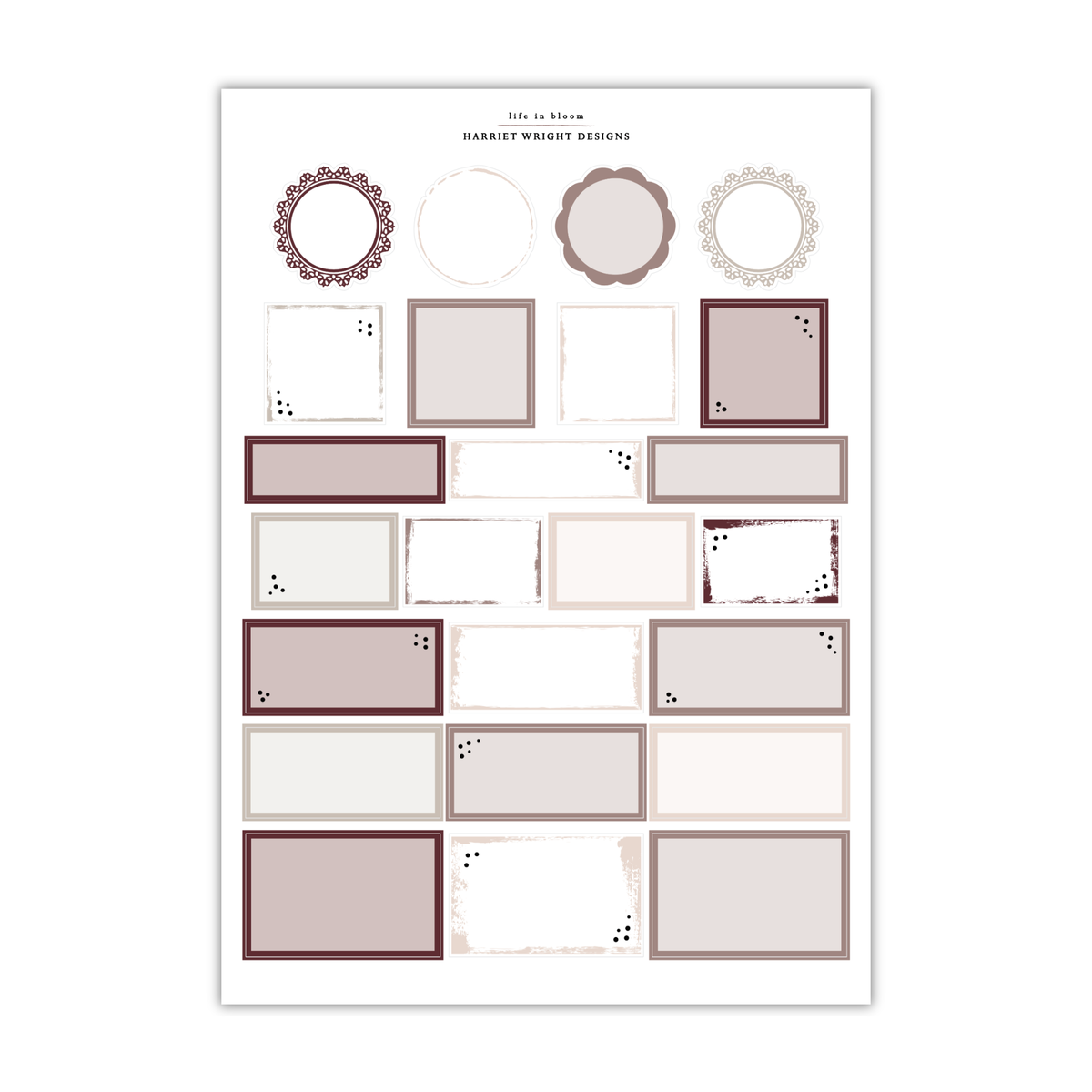 Life in Bloom | Weekly Kit