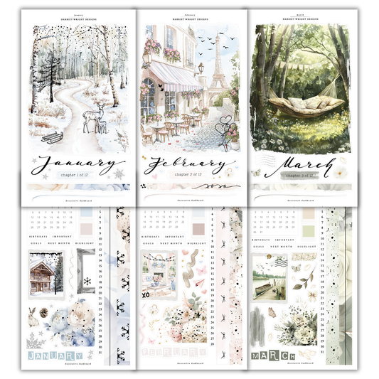 3 Month Bundle (Jan-Mar) | Decorative Dashboard (2026)