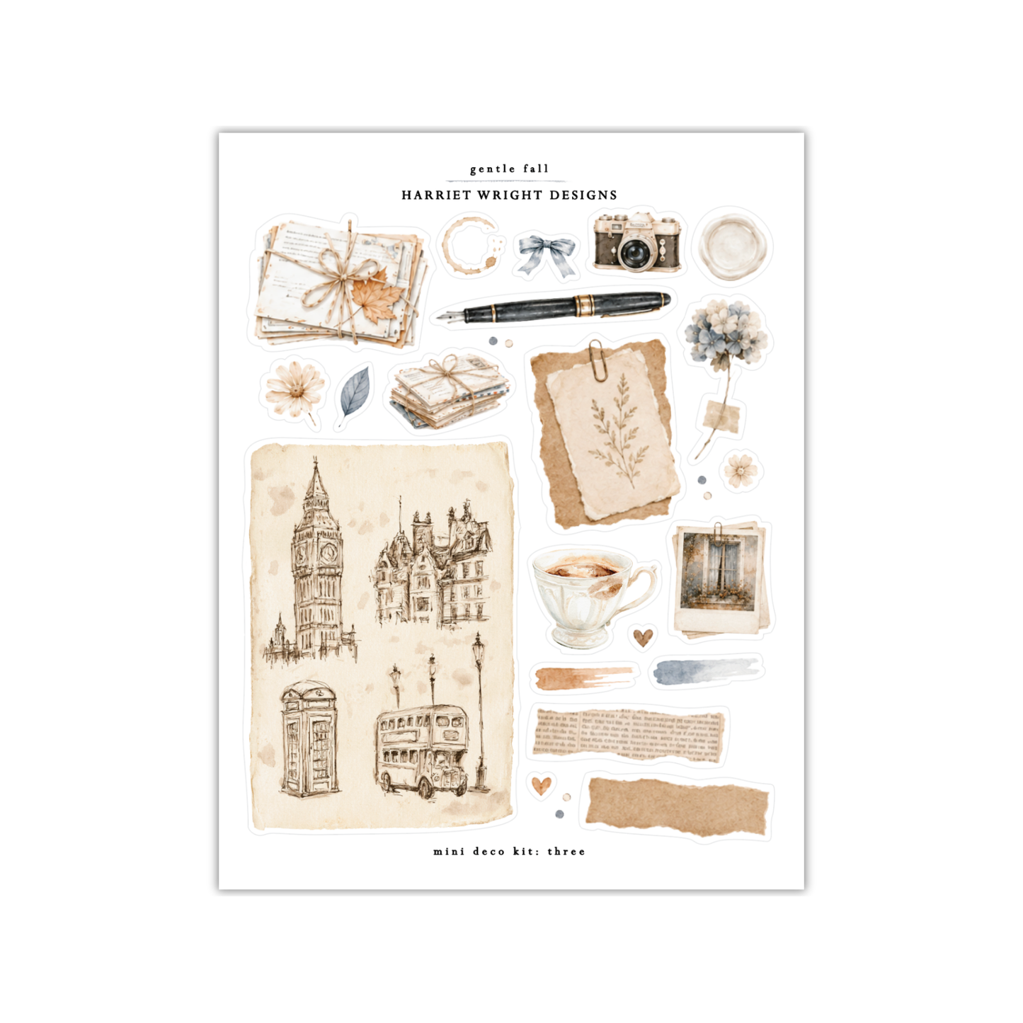 Gentle Fall | Mini Decorative Kit