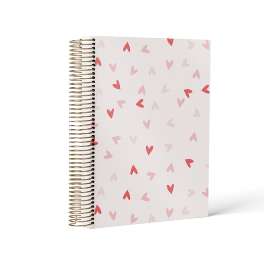 Hearts || A5 Wide Vertical Planner