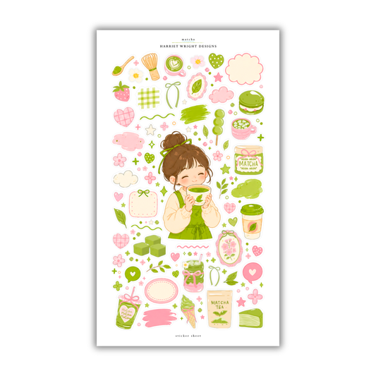 Matcha | Sticker Sheet