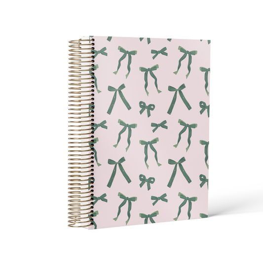 Green Bows || B6 Vertical Planner (2026)