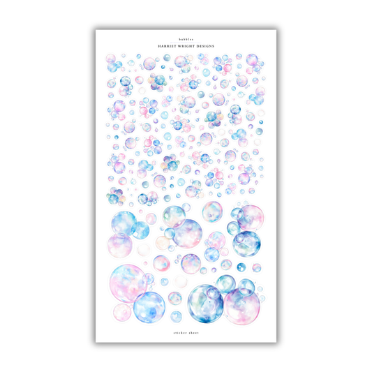 Bubbles | Sticker Sheet