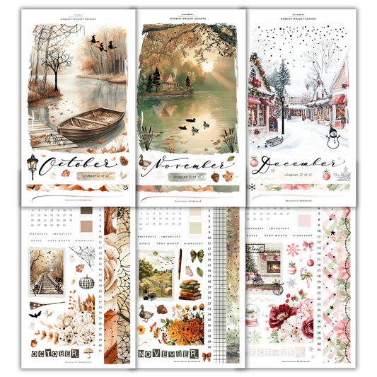 3 Month Bundle (Oct-Dec) | Decorative Dashboard (2026)
