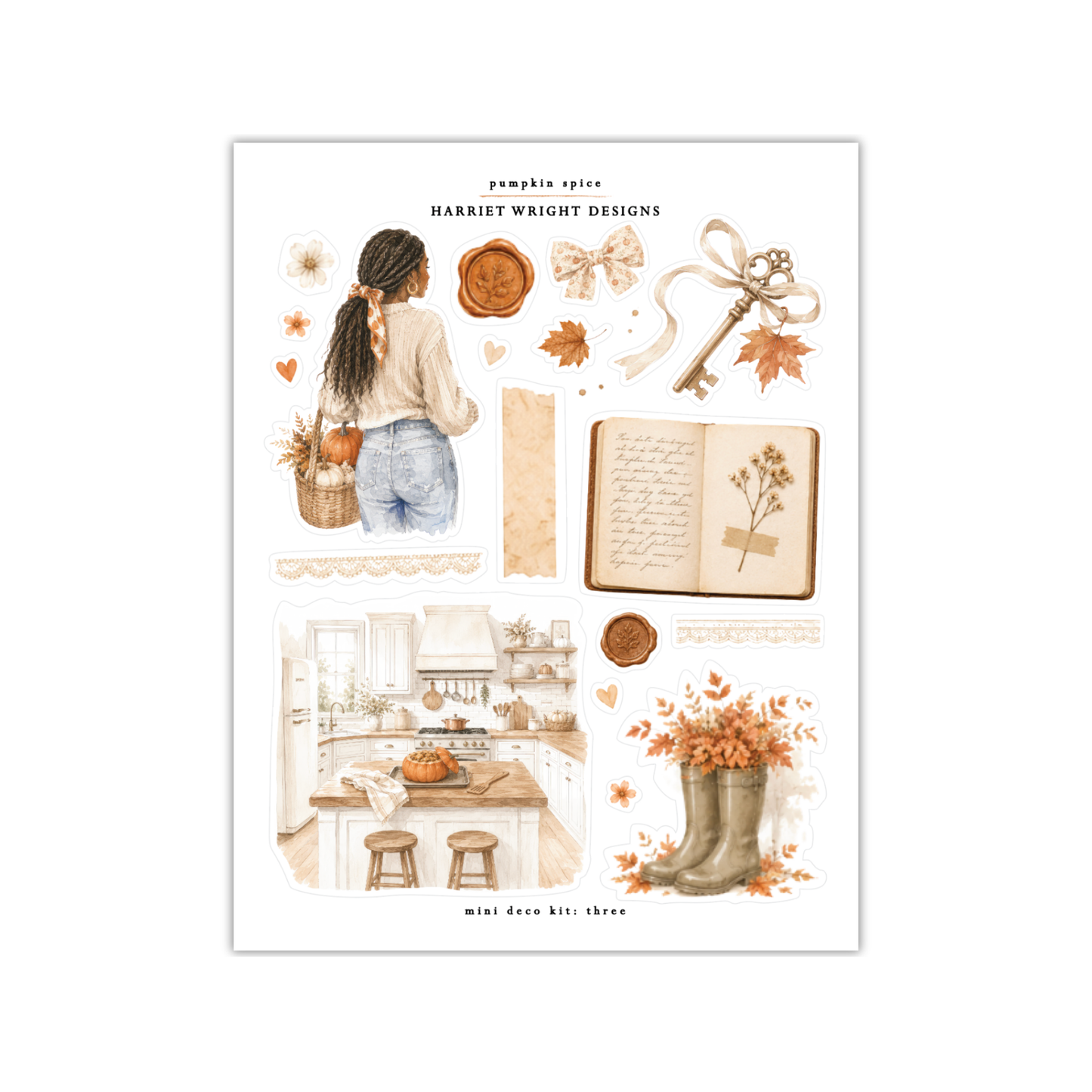Pumpkin Spice | Mini Decorative Kit