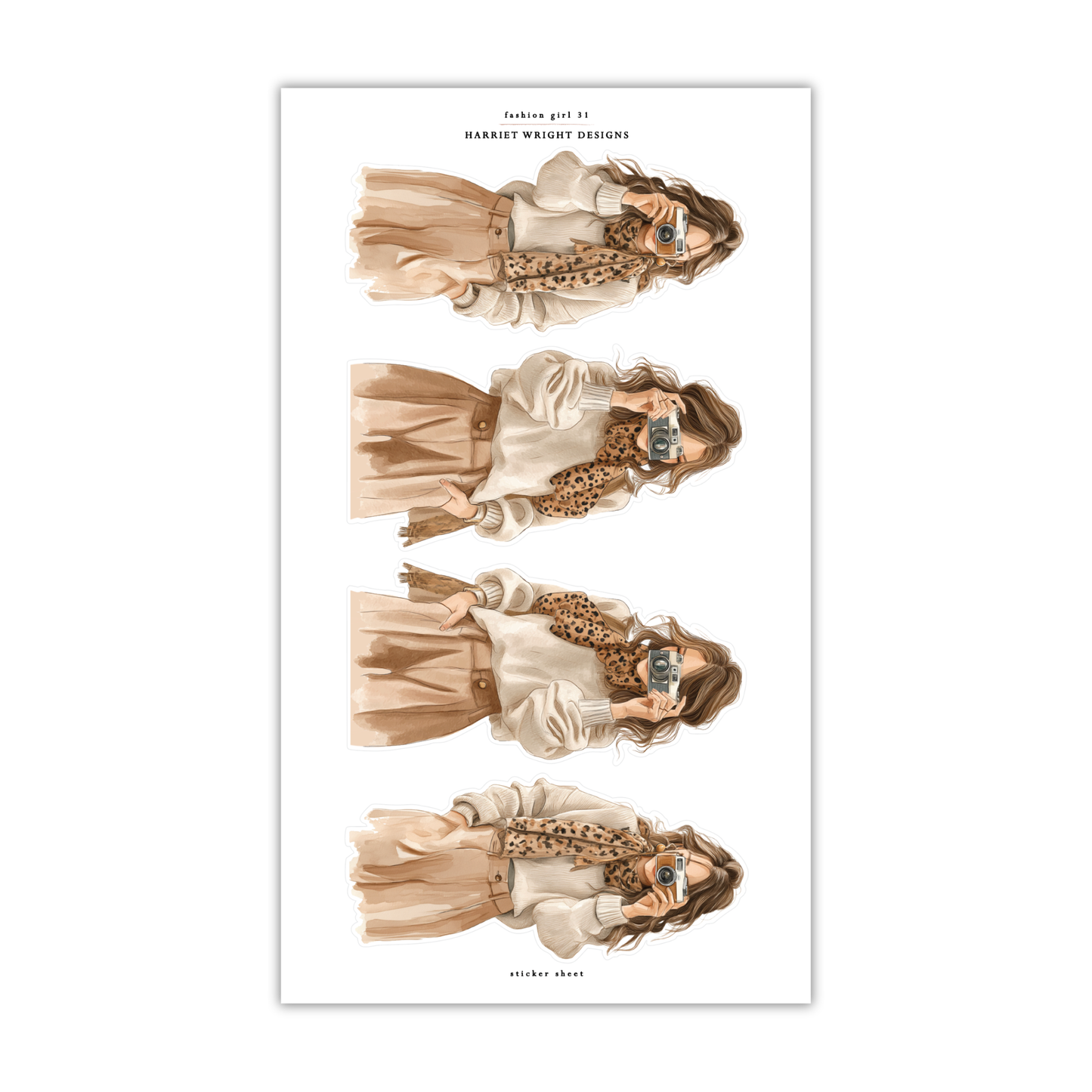 Fashion Girl 31 | Sticker Sheet