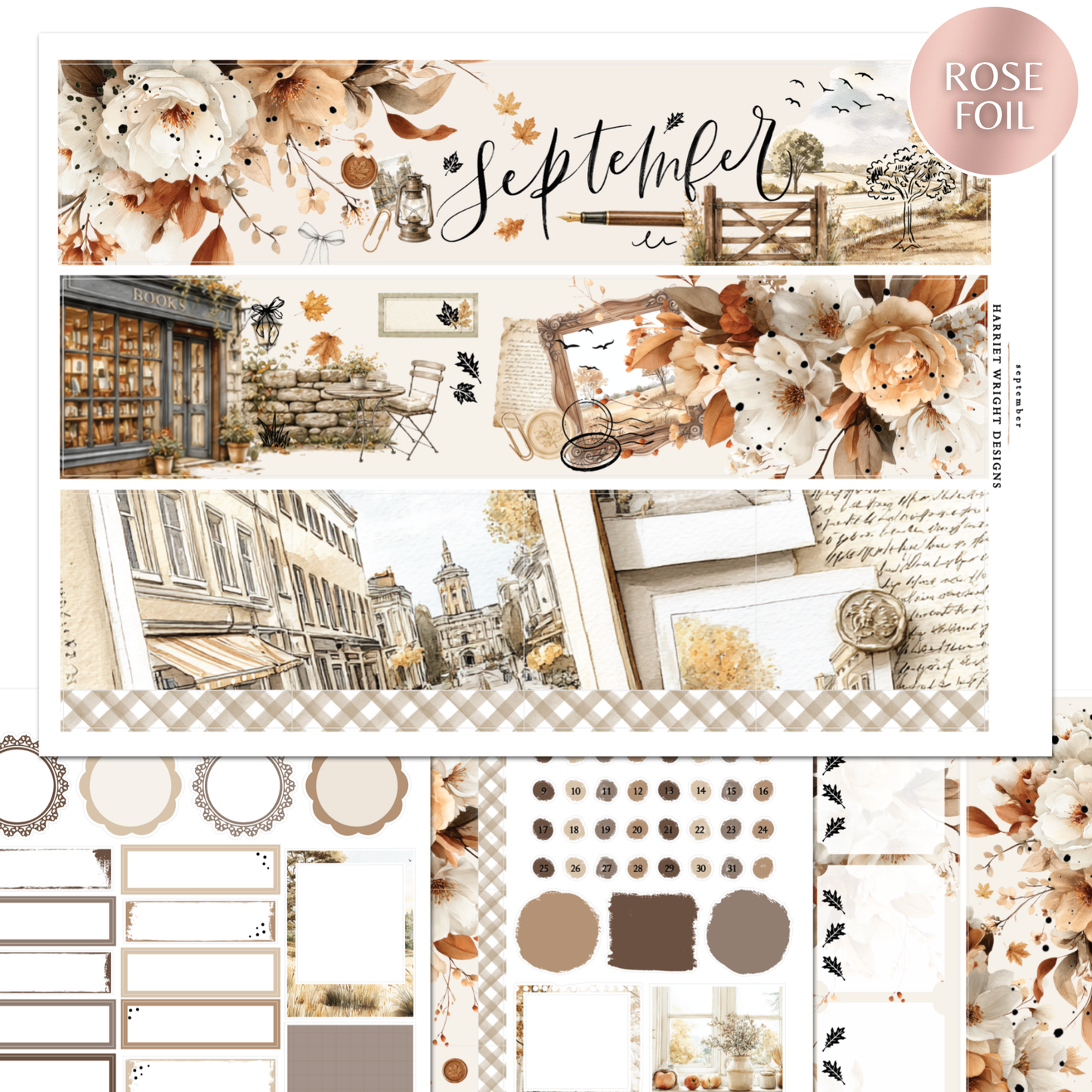 September 2026 | A5 Wide | Monthly Kit