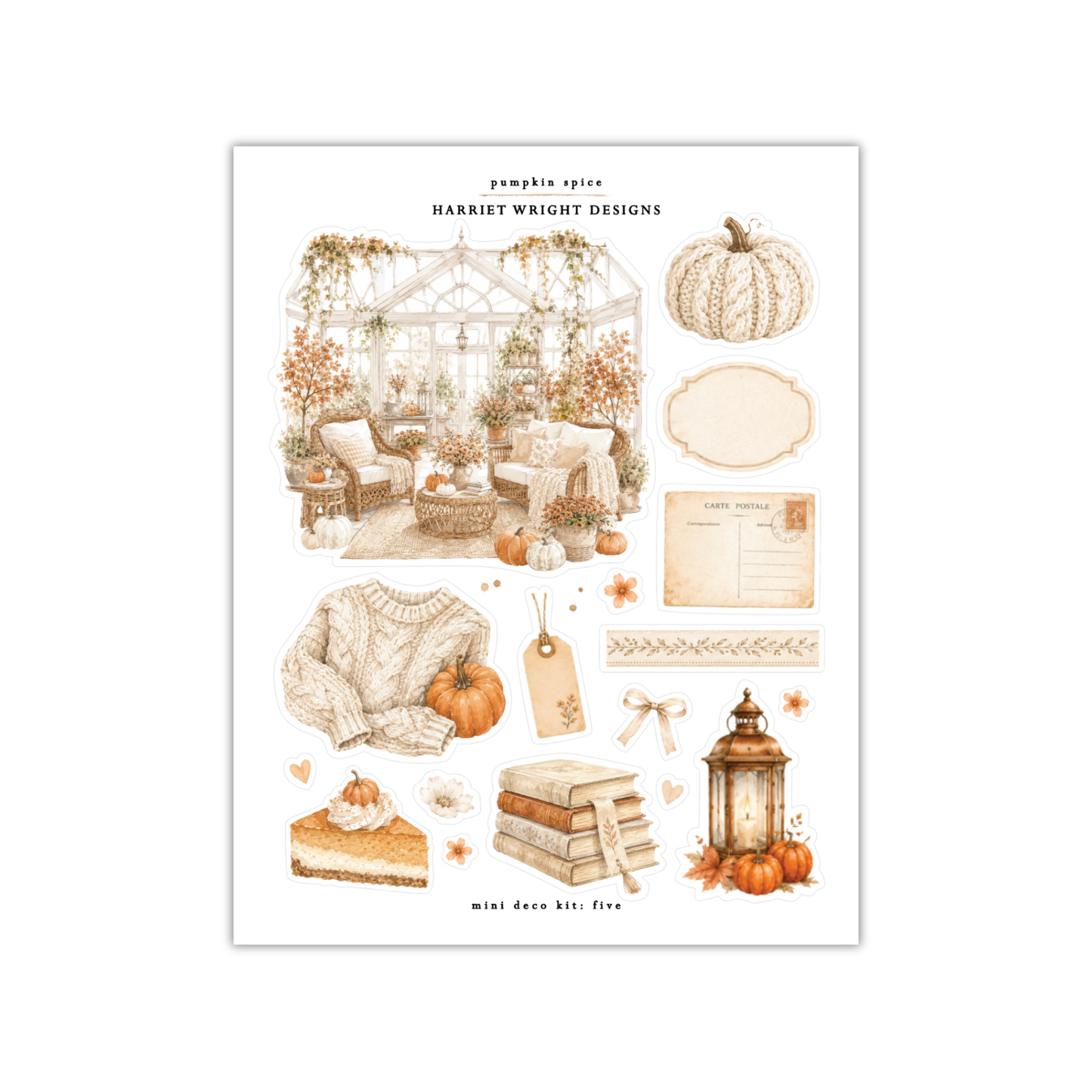 Pumpkin Spice | Mini Decorative Kit