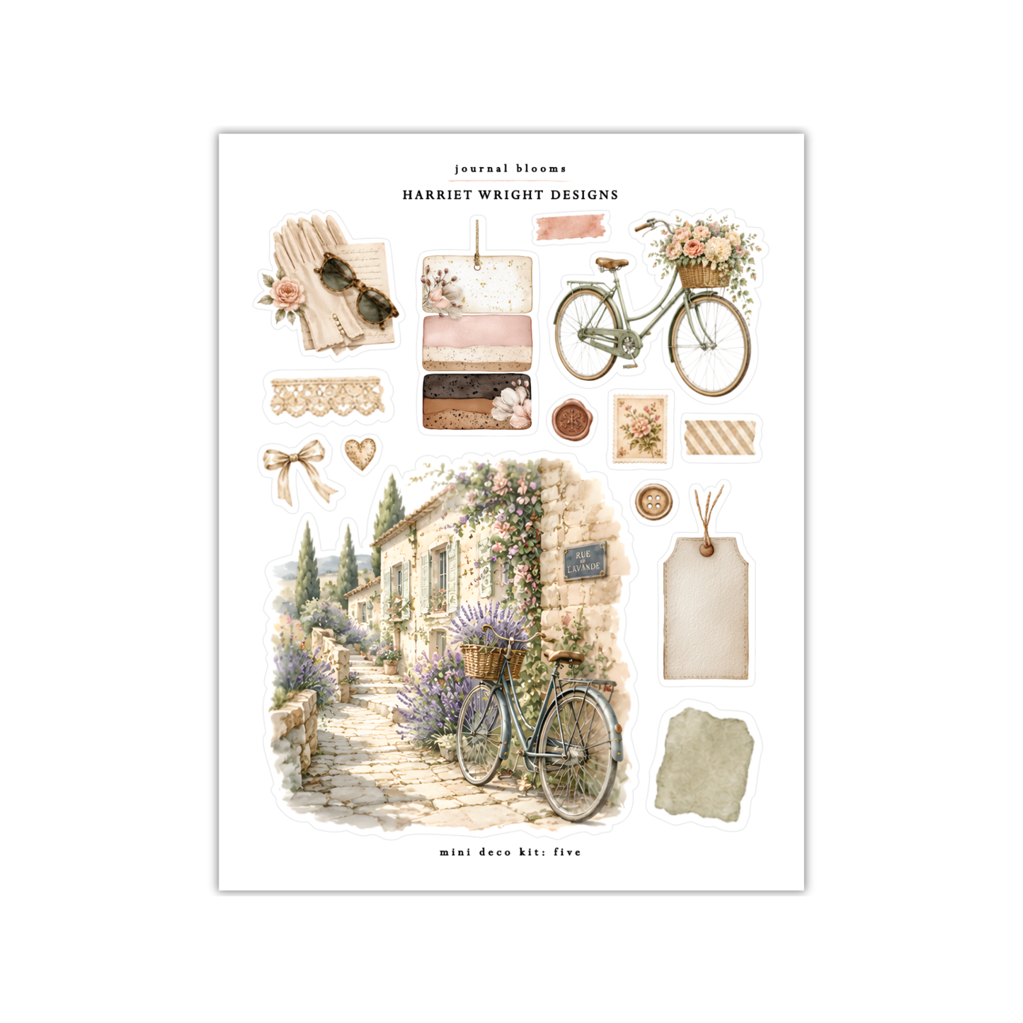 Journal Bloom | Mini Decorative Kit
