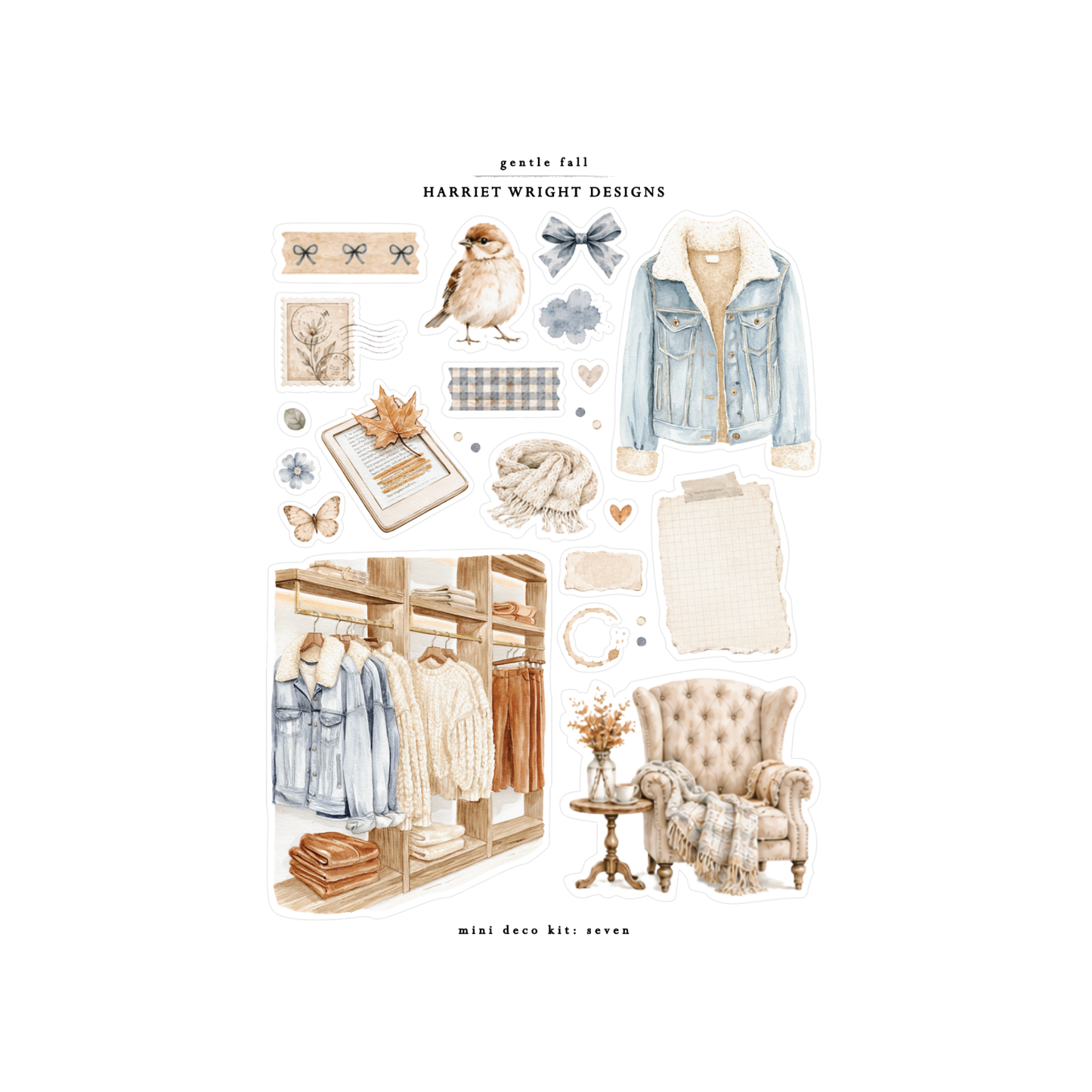 Gentle Fall | Mini Decorative Kit