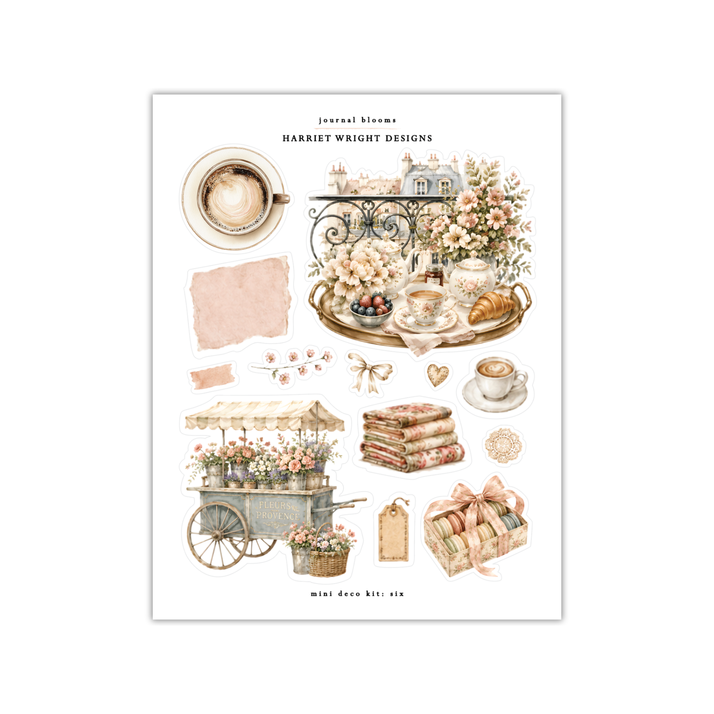 Journal Bloom | Mini Decorative Kit