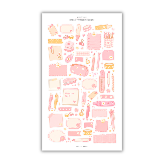 Pencil Case | Sticker Sheet