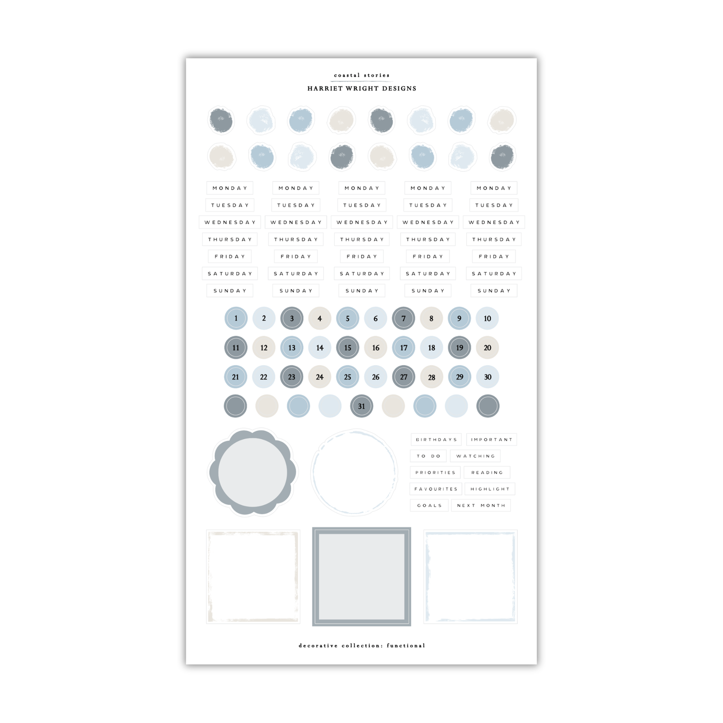 Coastal Stories | Decorative Collection