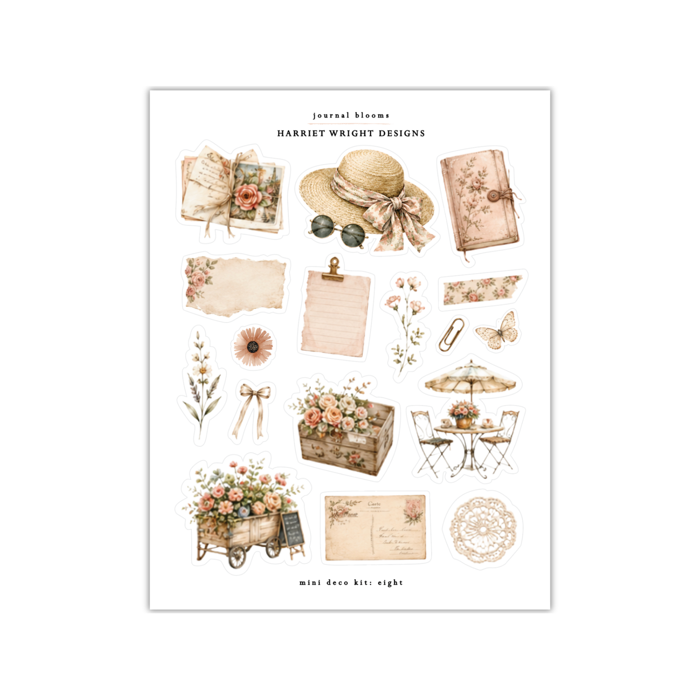 Journal Bloom | Mini Decorative Kit
