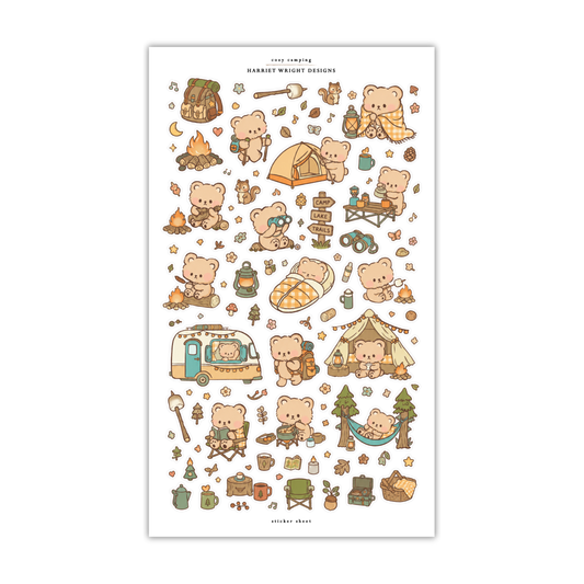 Cozy Camping | Sticker Sheet