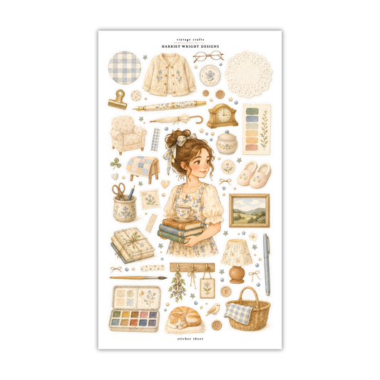 Vintage Crafts | Sticker Sheet