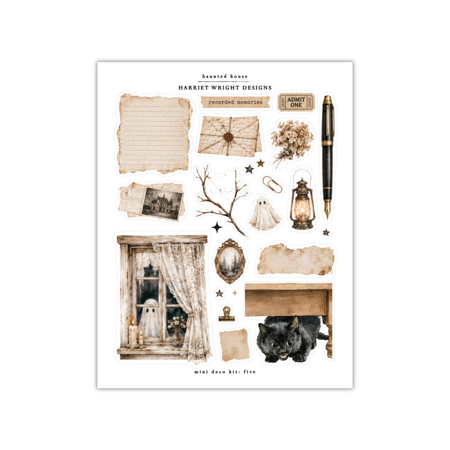 Haunted House | Mini Decorative Kit