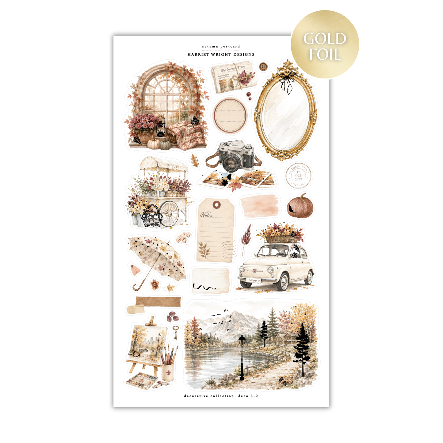 Autumn Postcard | Decorative Collection