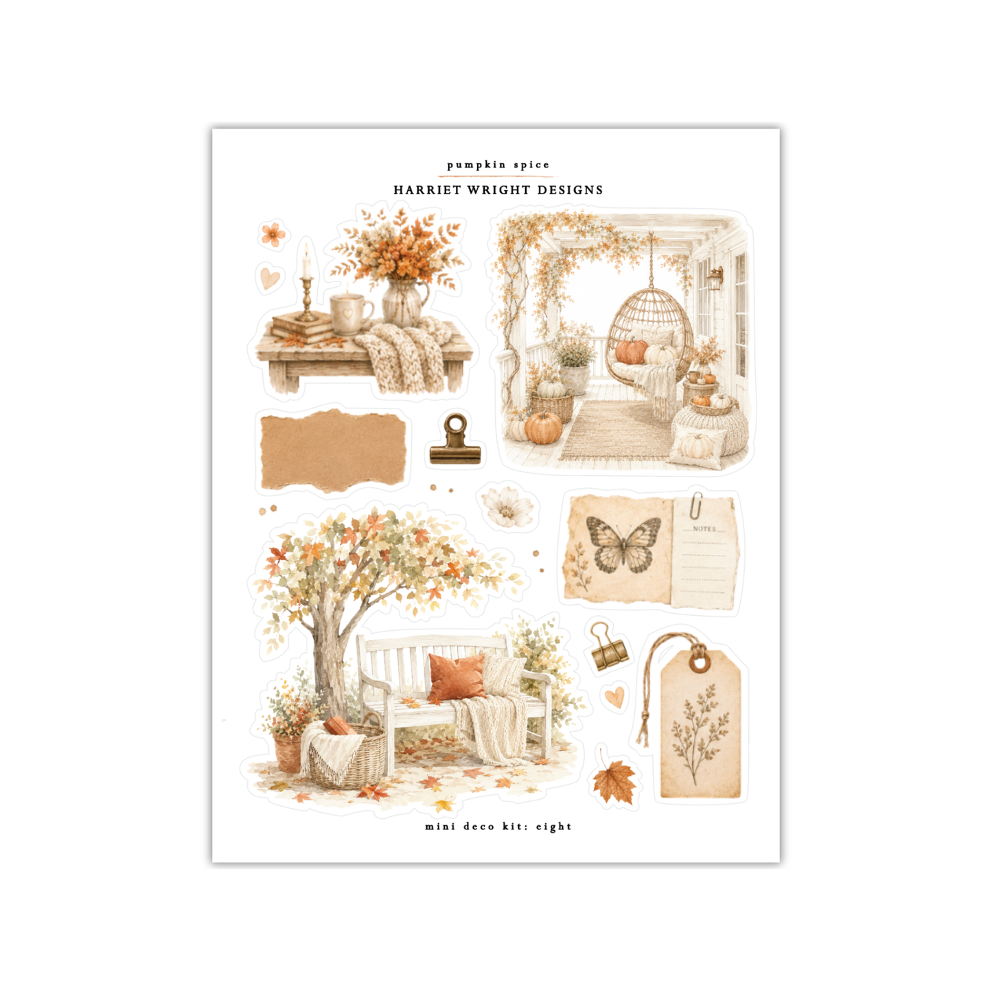 Pumpkin Spice | Mini Decorative Kit