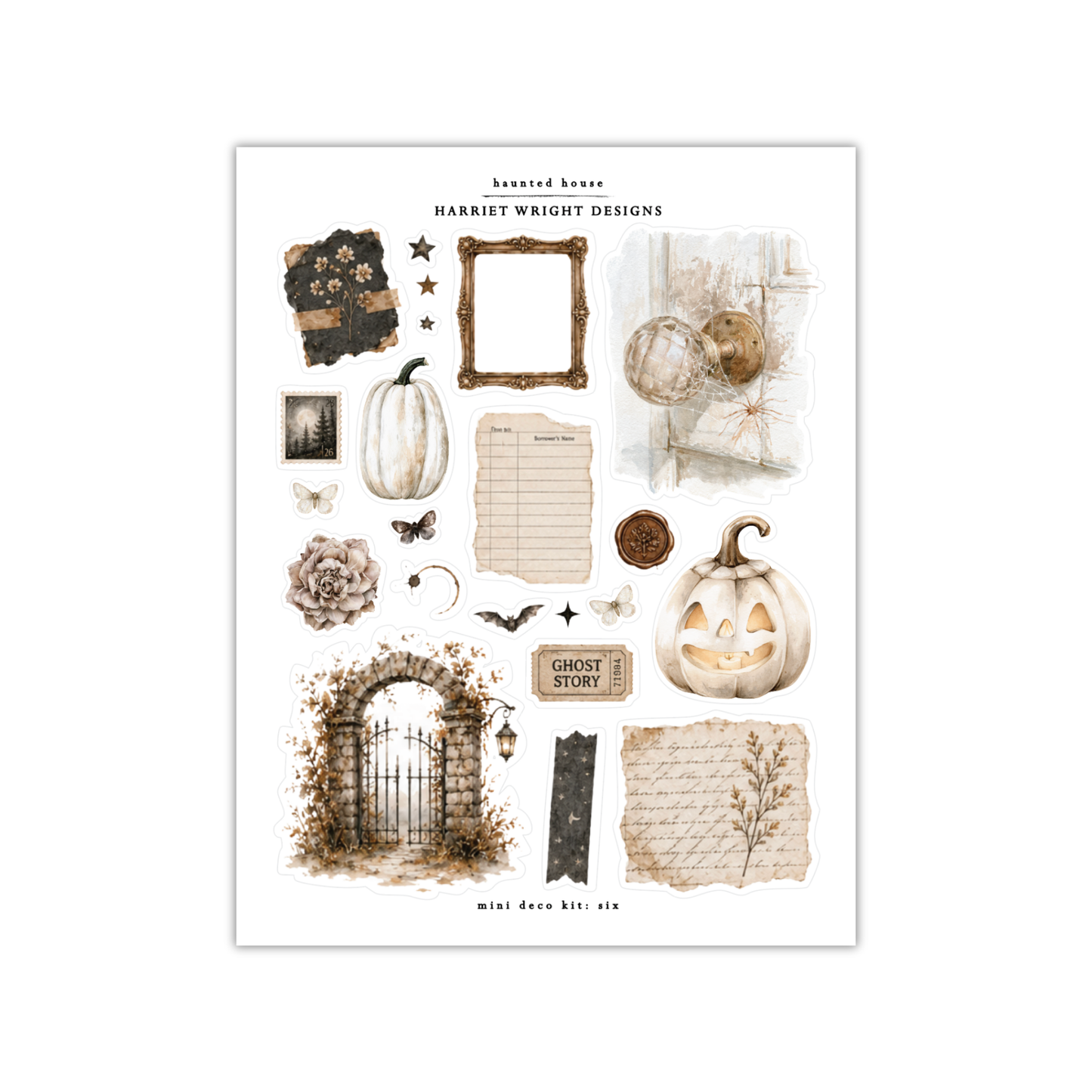 Haunted House | Mini Decorative Kit