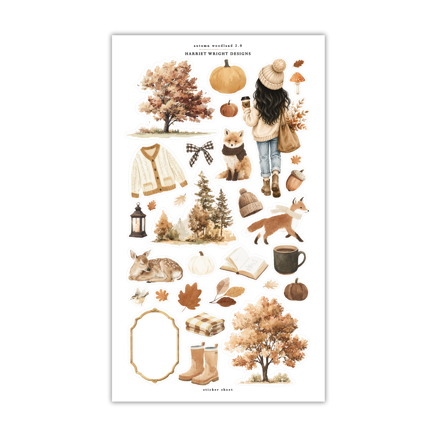 Autumn Woodland 2.0 | Sticker Sheet