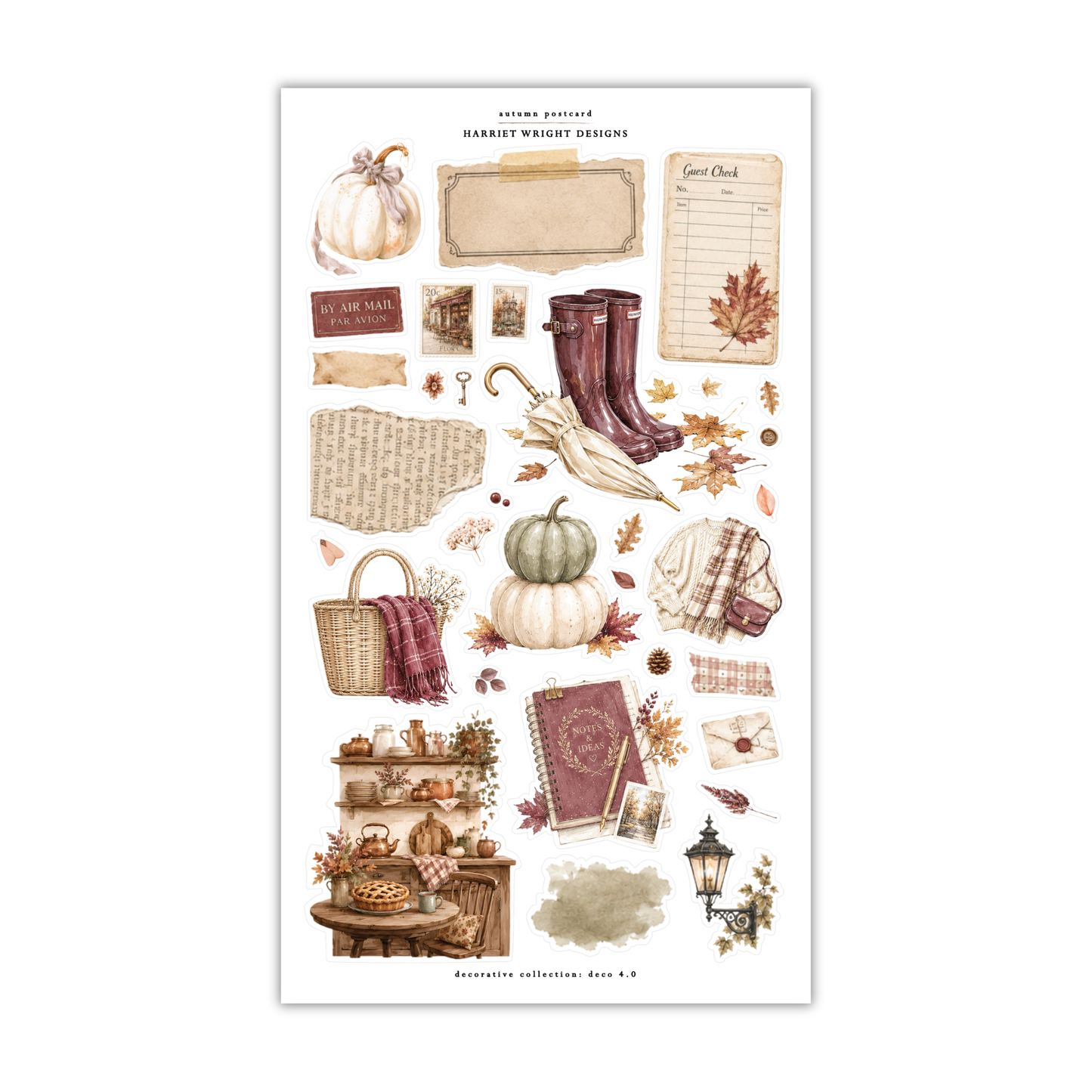 Autumn Postcard | Decorative Collection