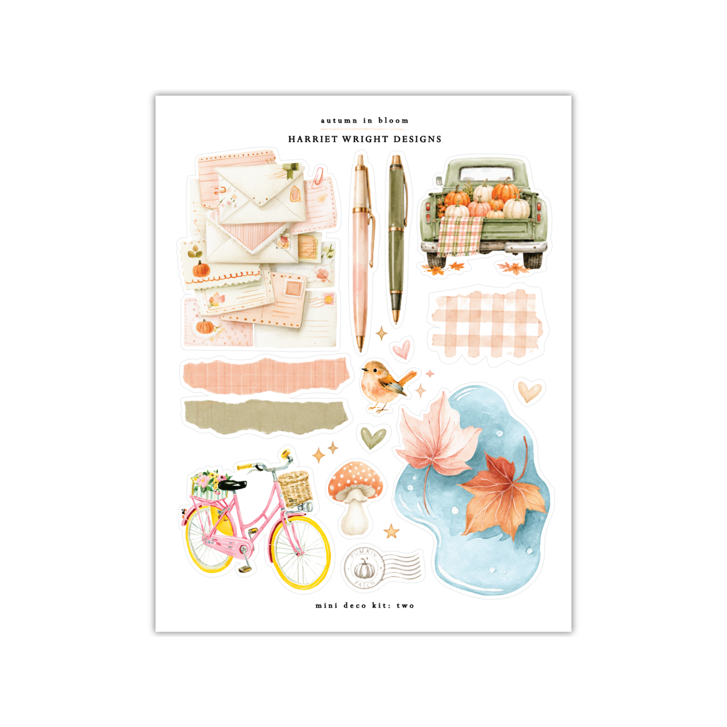 Autumn in Bloom | Mini Decorative Kit