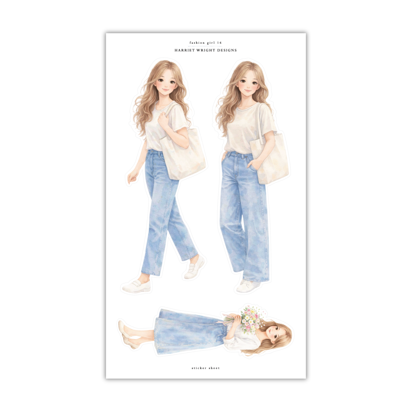 Fashion Girl 16 | Sticker Sheet