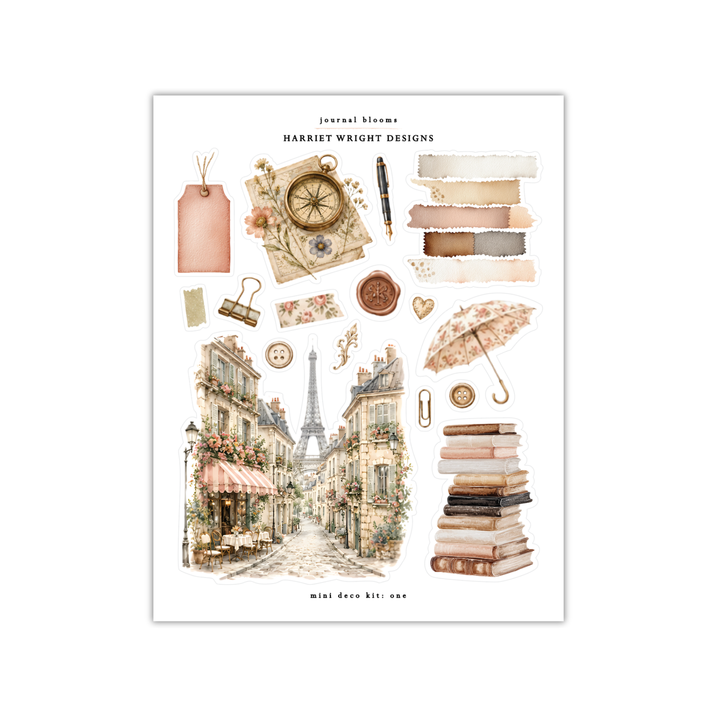 Journal Bloom | Mini Decorative Kit