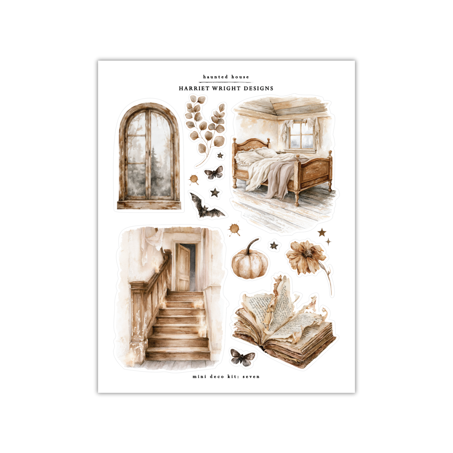 Haunted House | Mini Decorative Kit