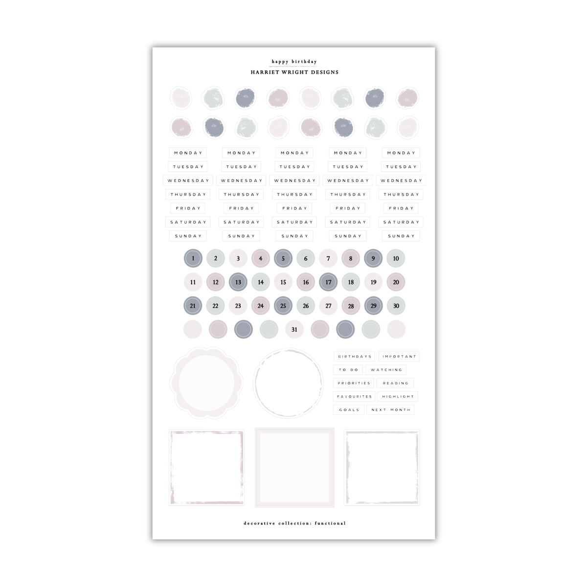 Happy Birthday | Decorative Collection