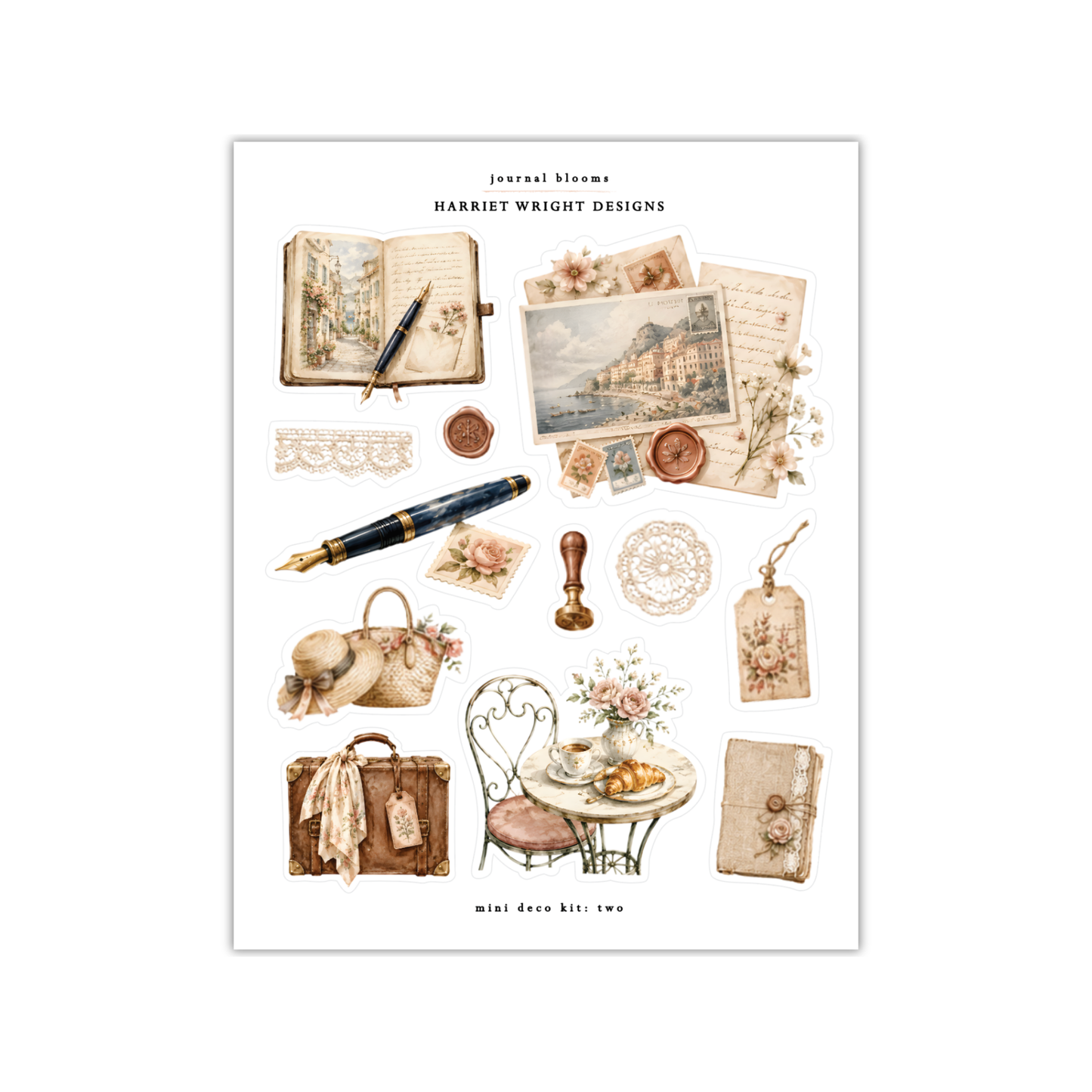 Journal Bloom | Mini Decorative Kit