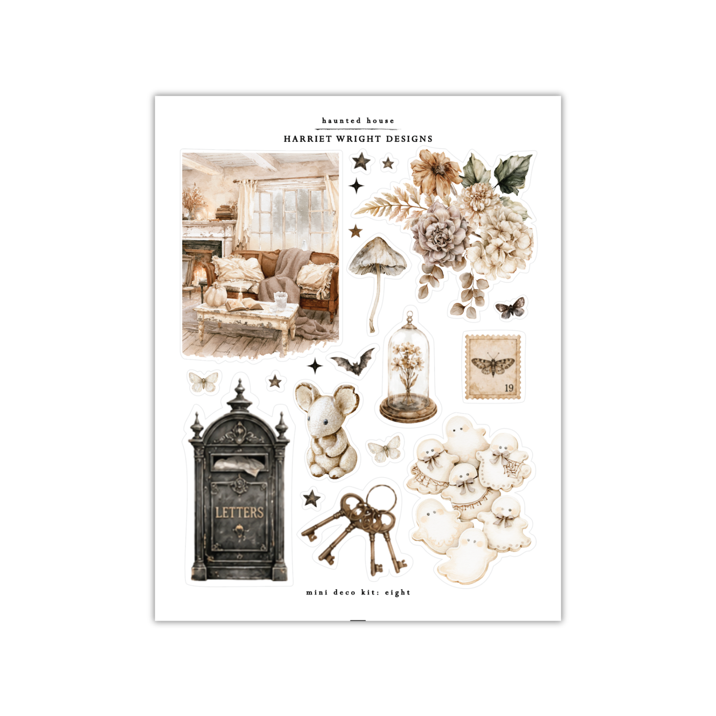 Haunted House | Mini Decorative Kit