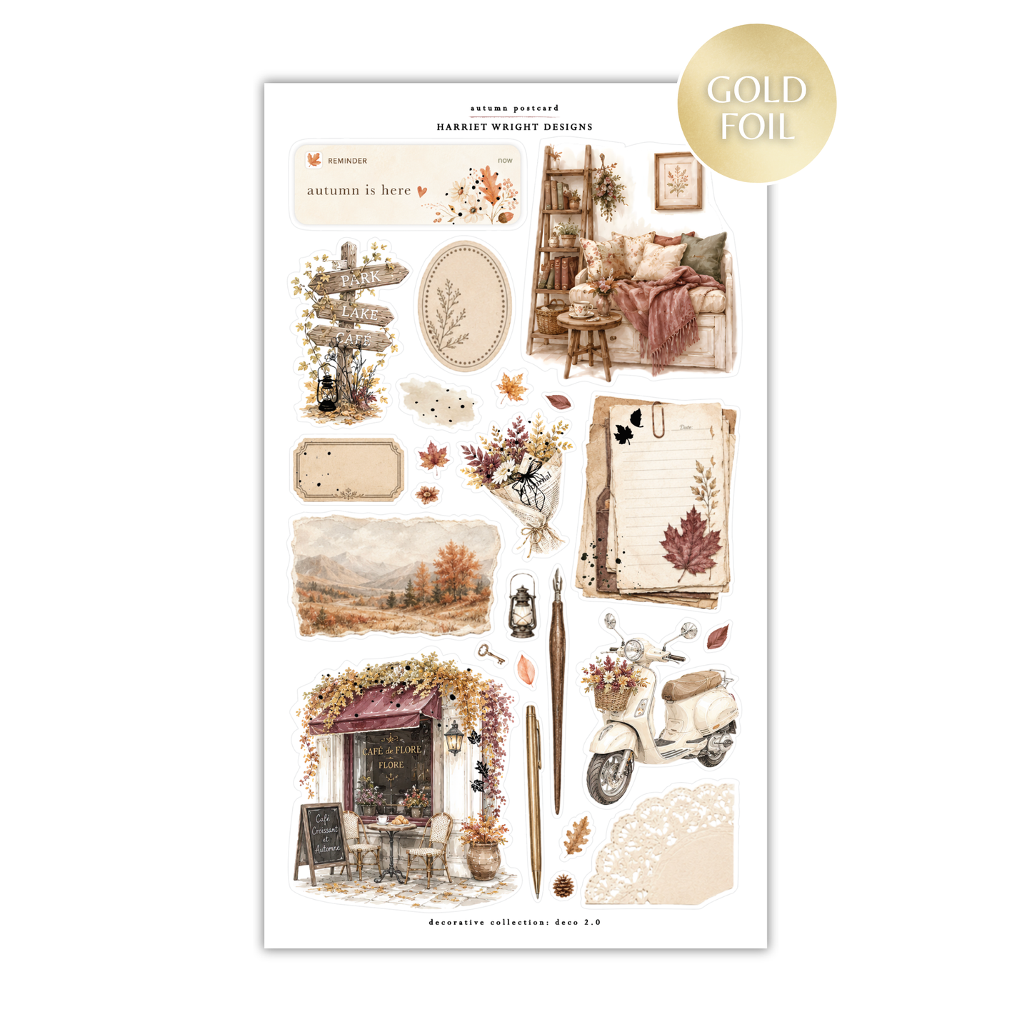 Autumn Postcard | Decorative Collection