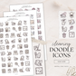 Cleaning Doodle Icons | Sticker Sheet