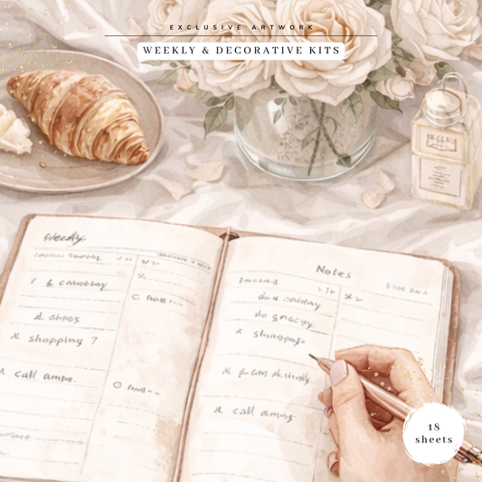 Weekly & Decorative Kit | Custom Artwork Bundle (Mystery Subscription)
