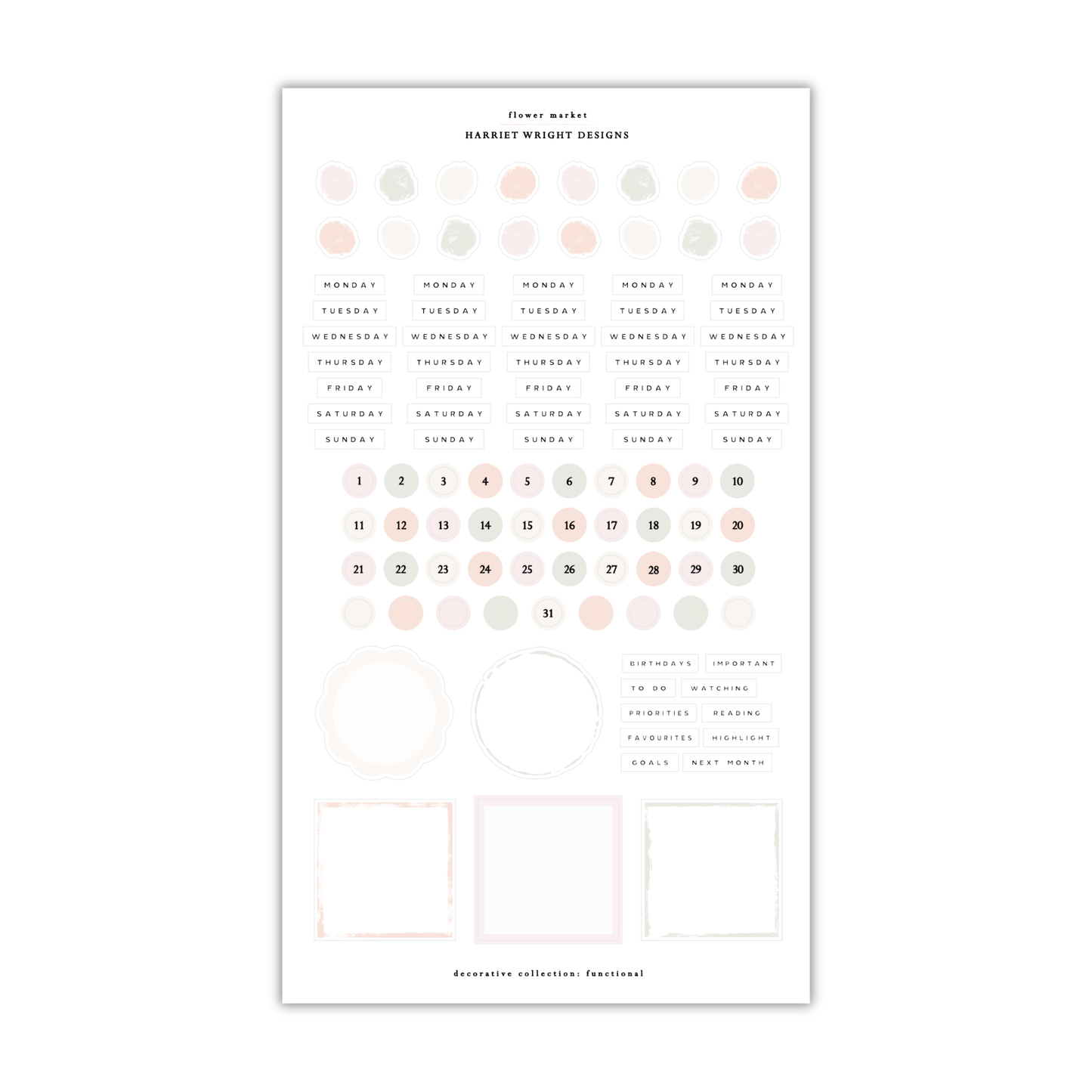 Flower Market | Decorative Collection