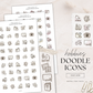 Hobbies Doodle Icons | Sticker Sheet