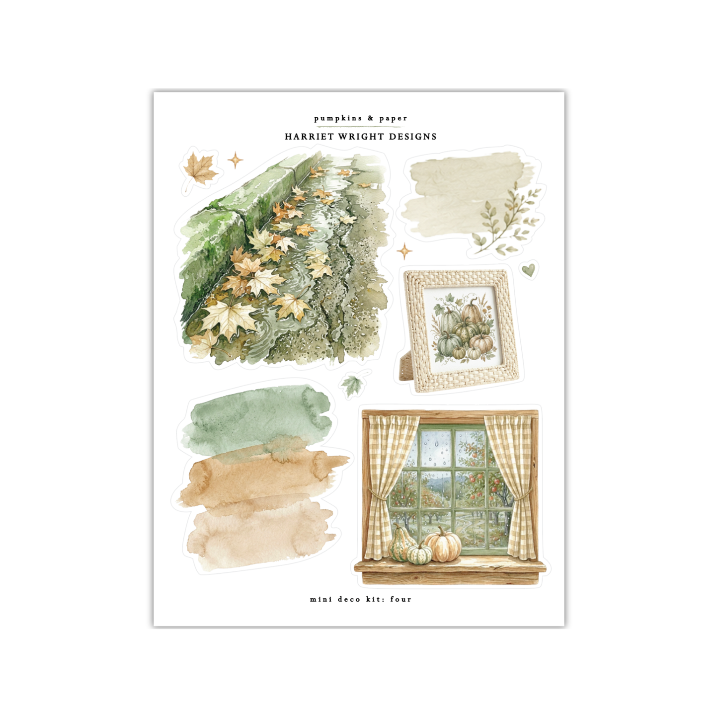 Pumpkins & Paper | Mini Decorative Kit