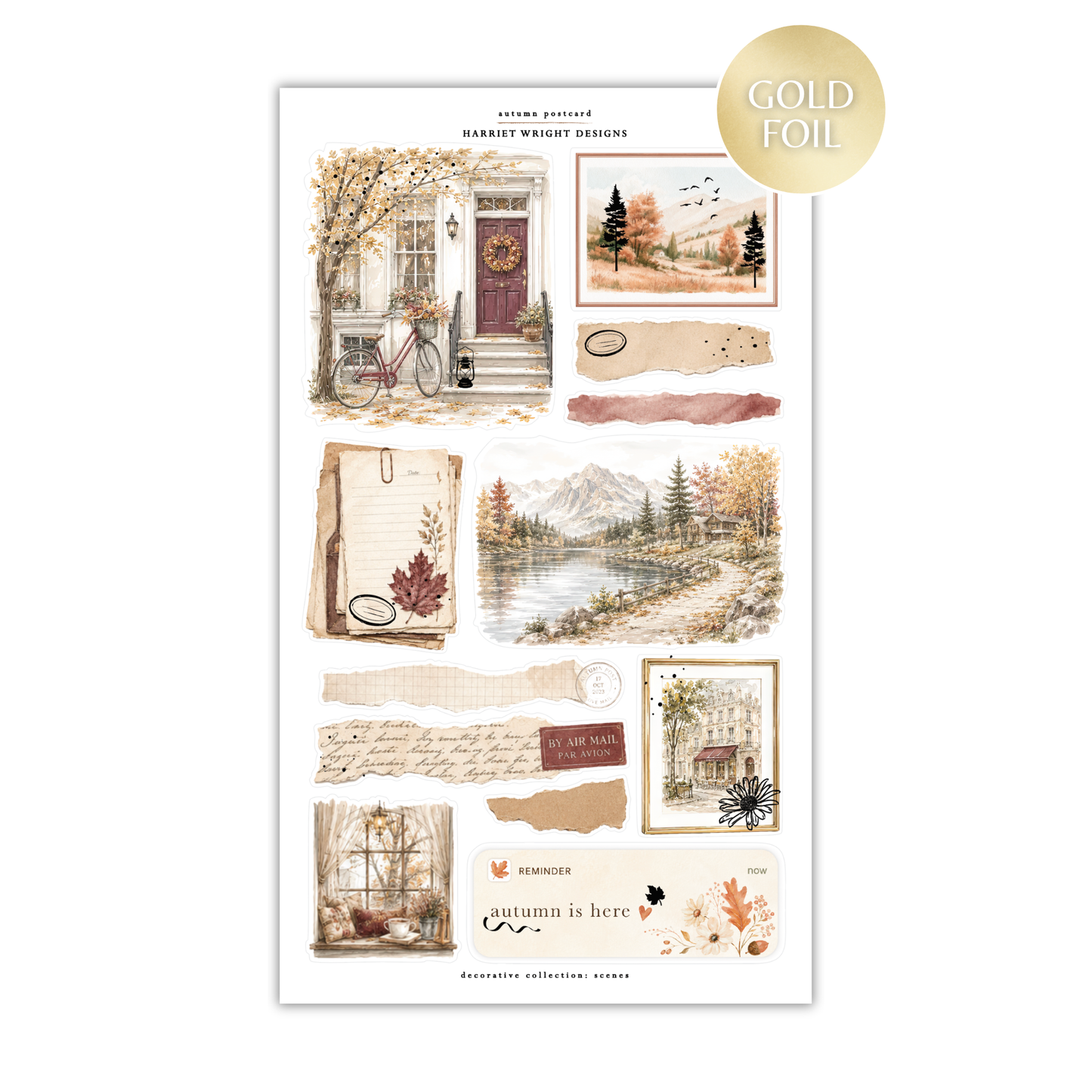 Autumn Postcard | Decorative Collection