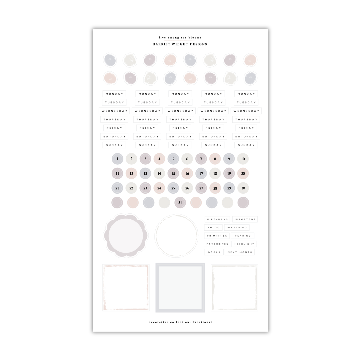 Live Among the Blooms | Decorative Collection