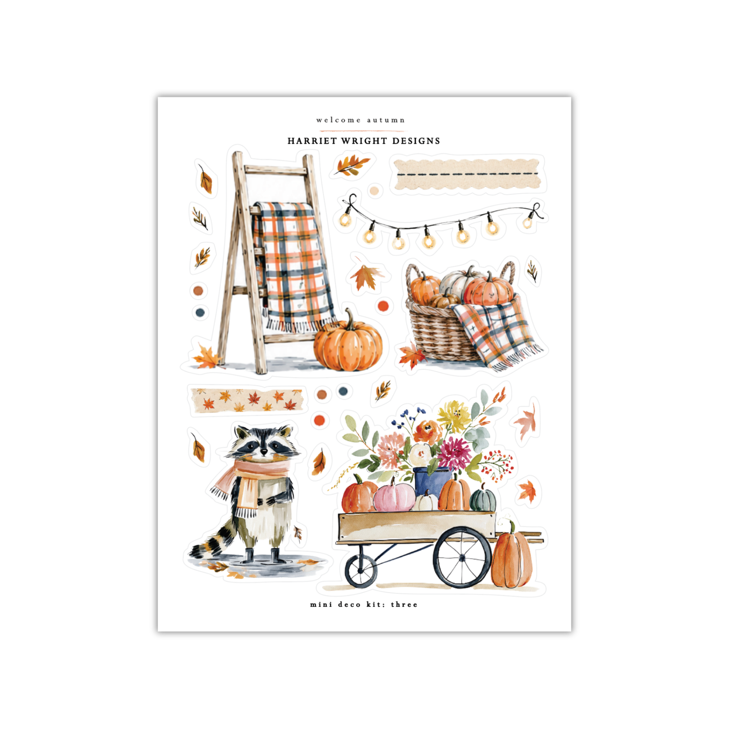Welcome Autumn | Mini Decorative Kit