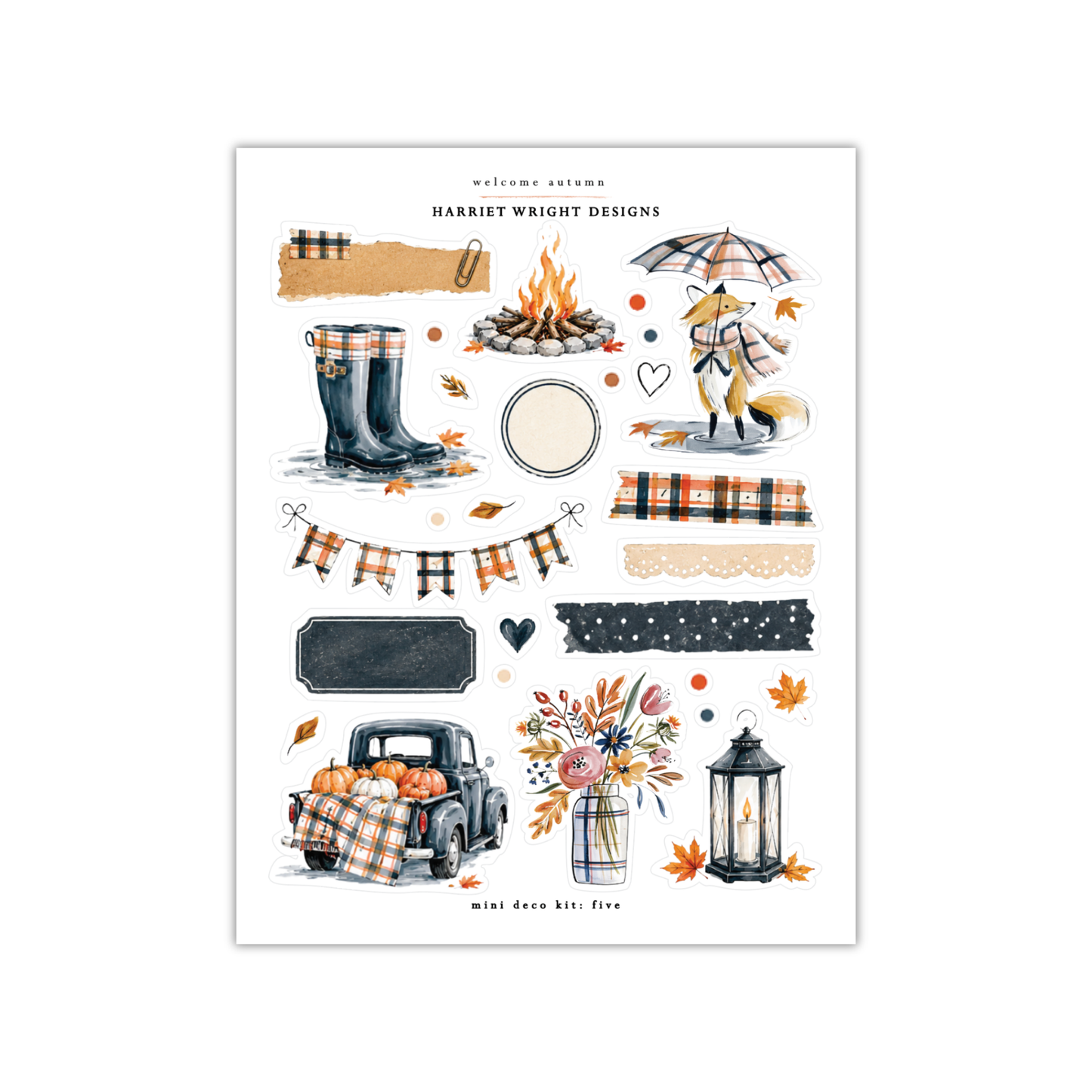 Welcome Autumn | Mini Decorative Kit