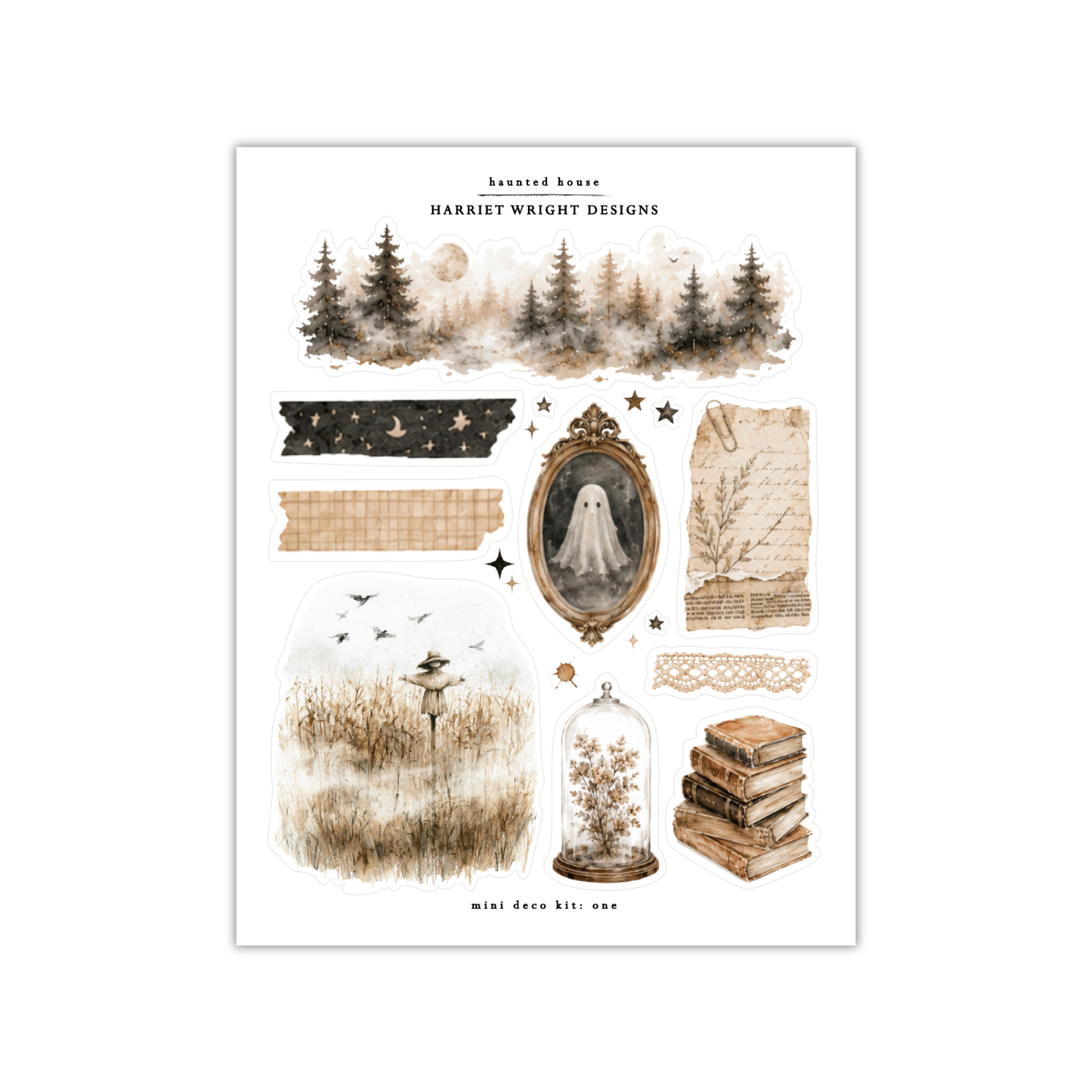 Haunted House | Mini Decorative Kit