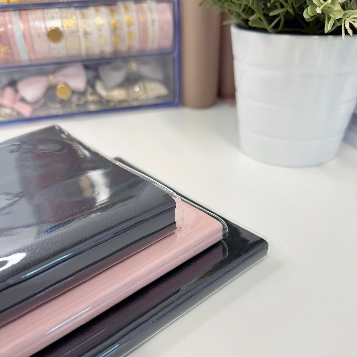 Clear Notebook Cover | B6 & A5 Size – Harriet Wright Designs