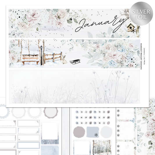 January | A5 Wide | Monthly Kit