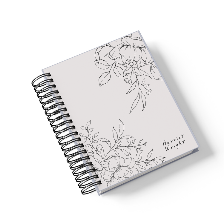 Floral - Add your Name! || A5 Daily Planner