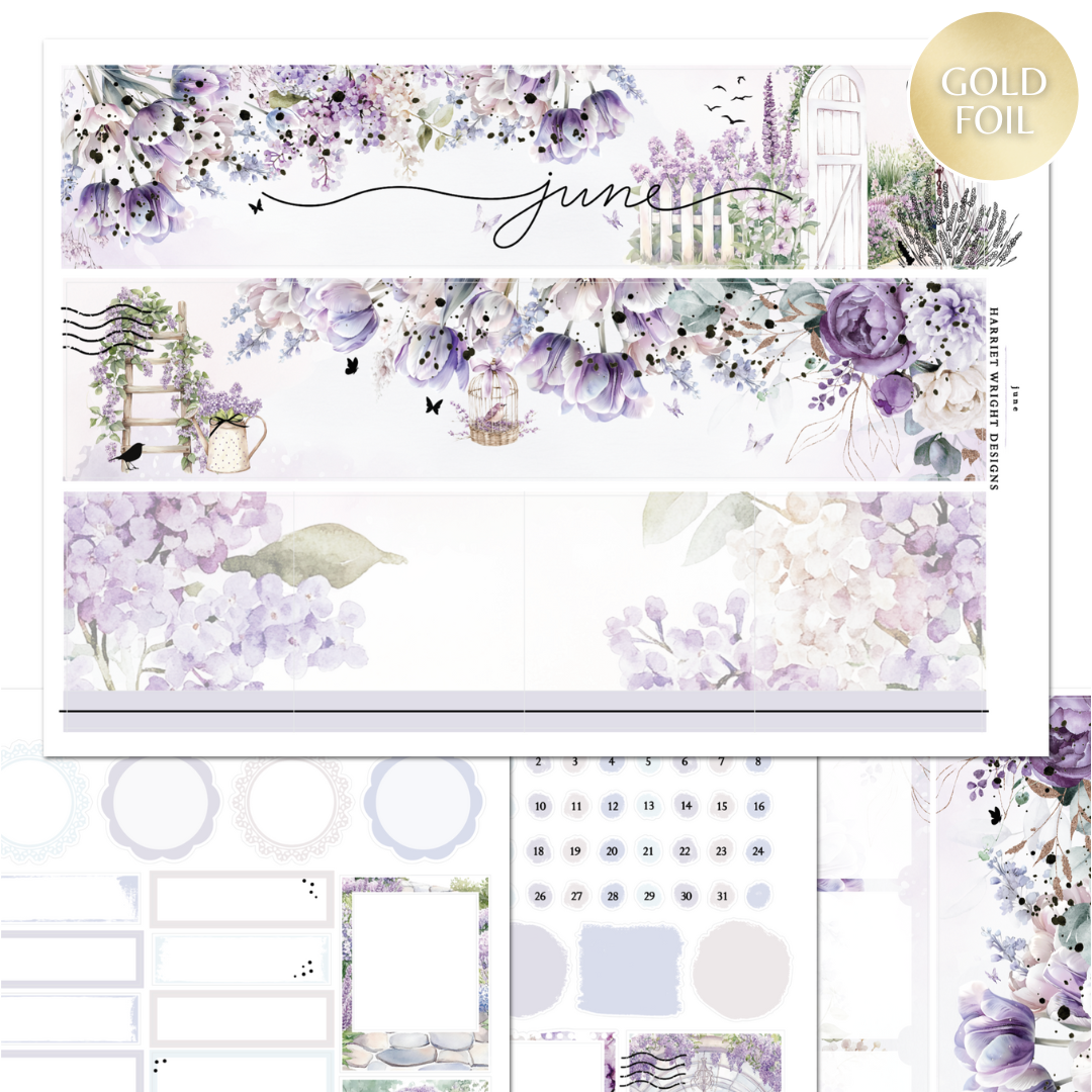 June | A5 Wide | Monthly Kit