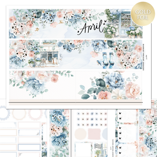 April | A5 Wide | Monthly Kit